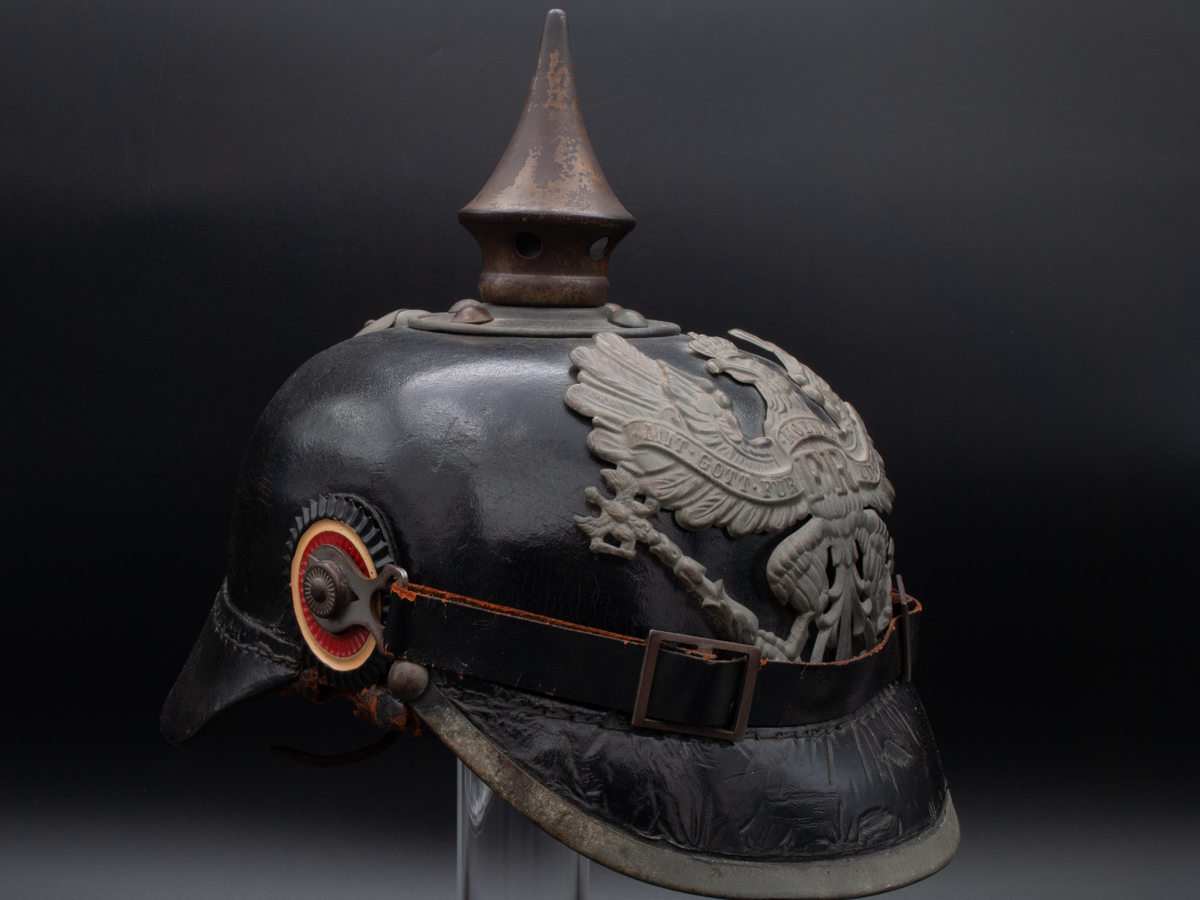 Prussian M15 Grey Trim Pickelhaube –&nbsp;SOLD